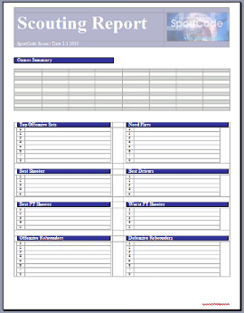 Scouting Report Example 2