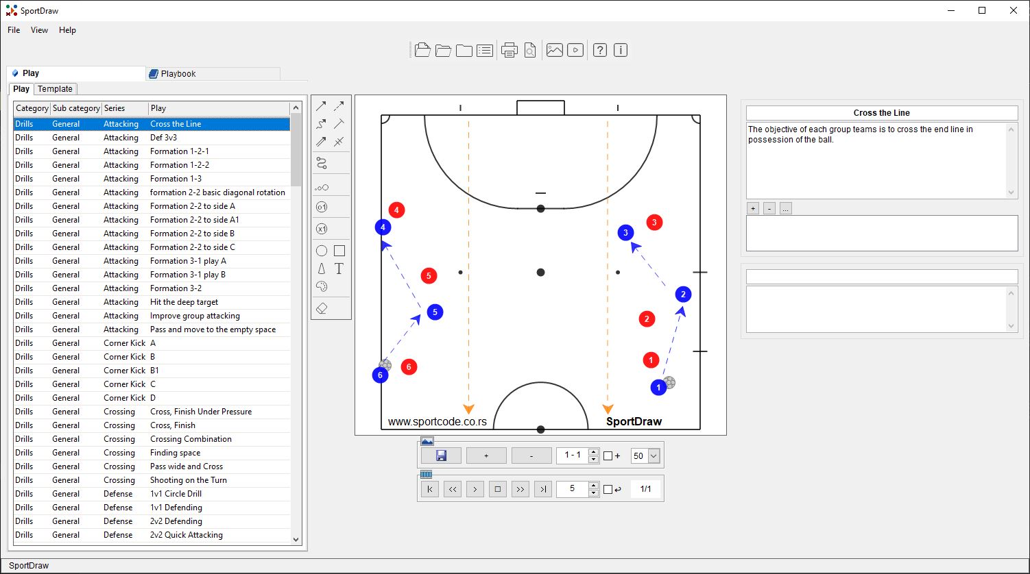 SportDraw futsal