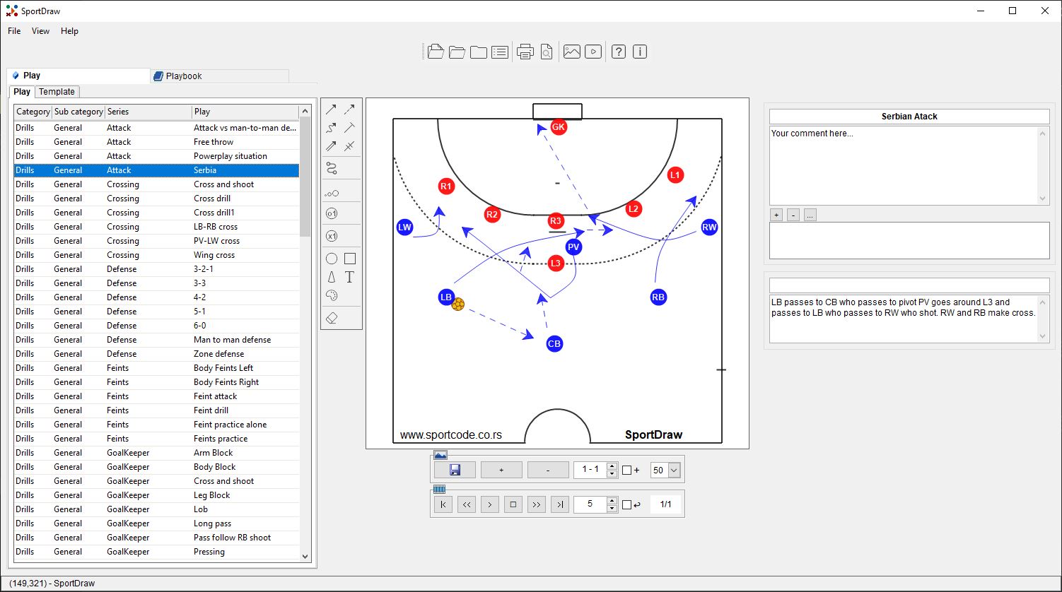 SportDraw handball