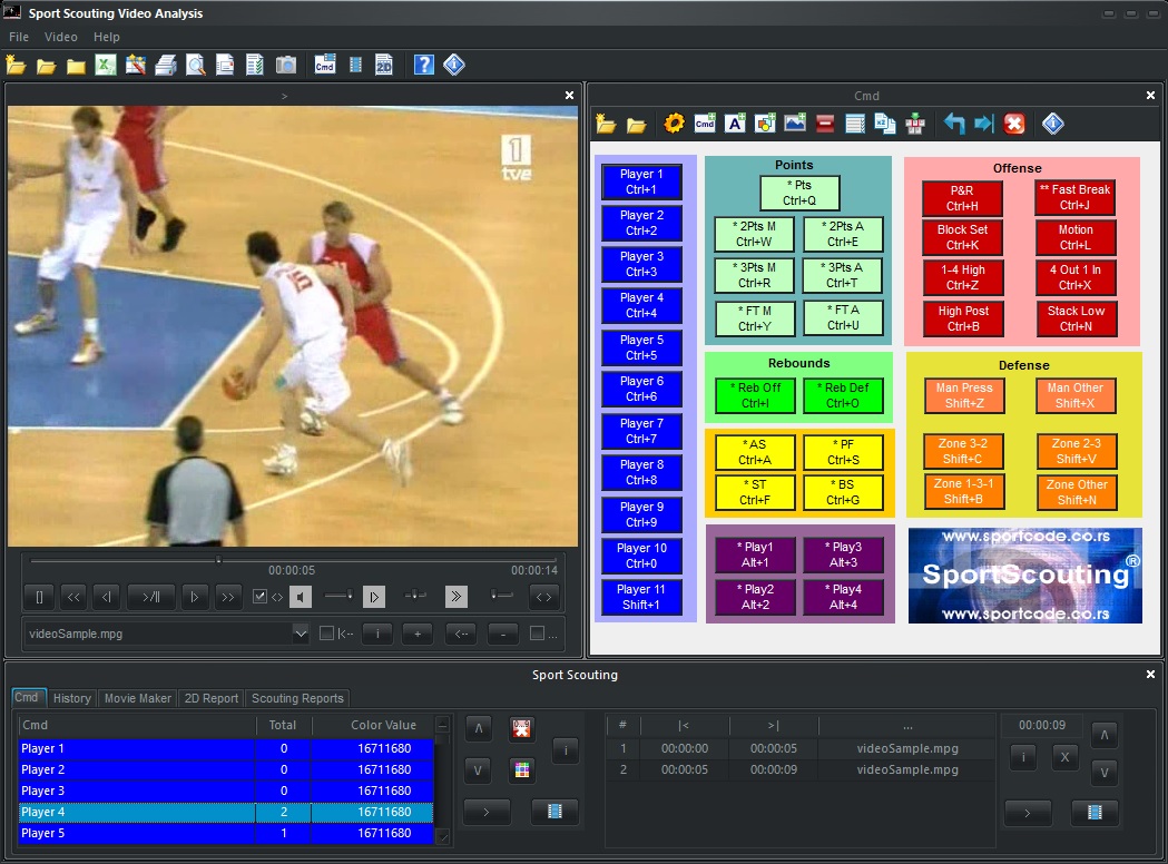 SportScouting software