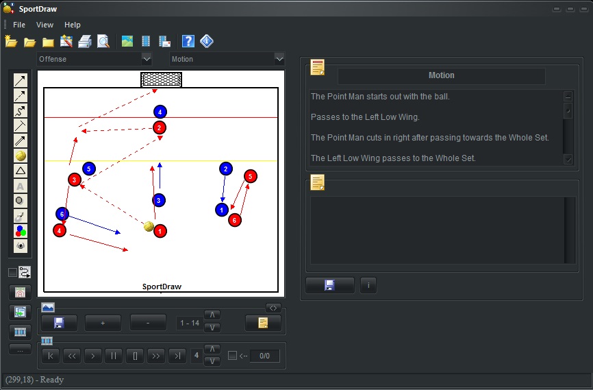 SportDraw water polo Screenshot