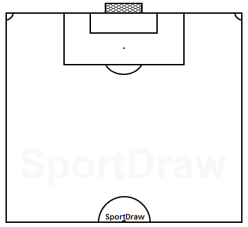 SportDraw Football half playfield