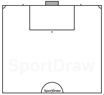 SportDraw miniFootball half playfield