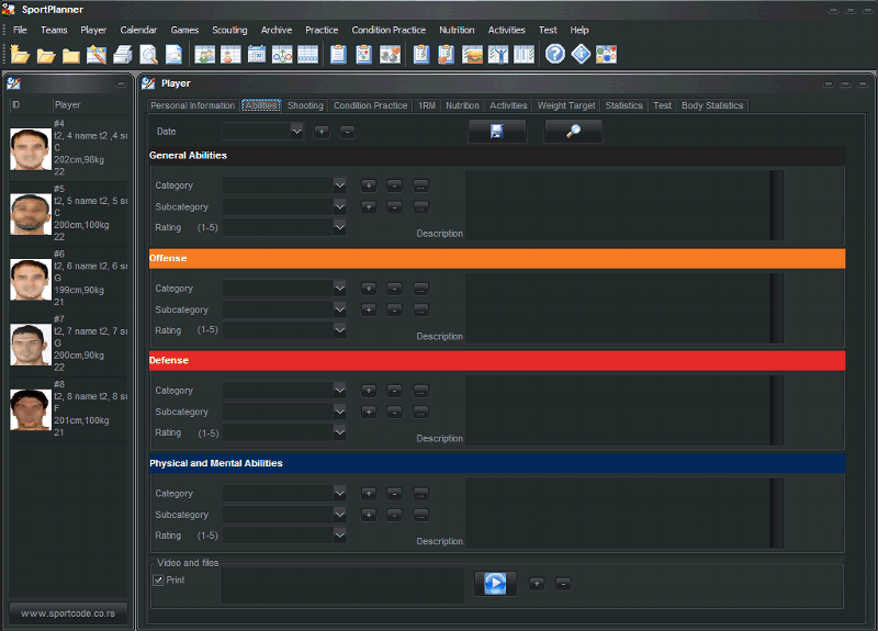 Player Abilities Tracking